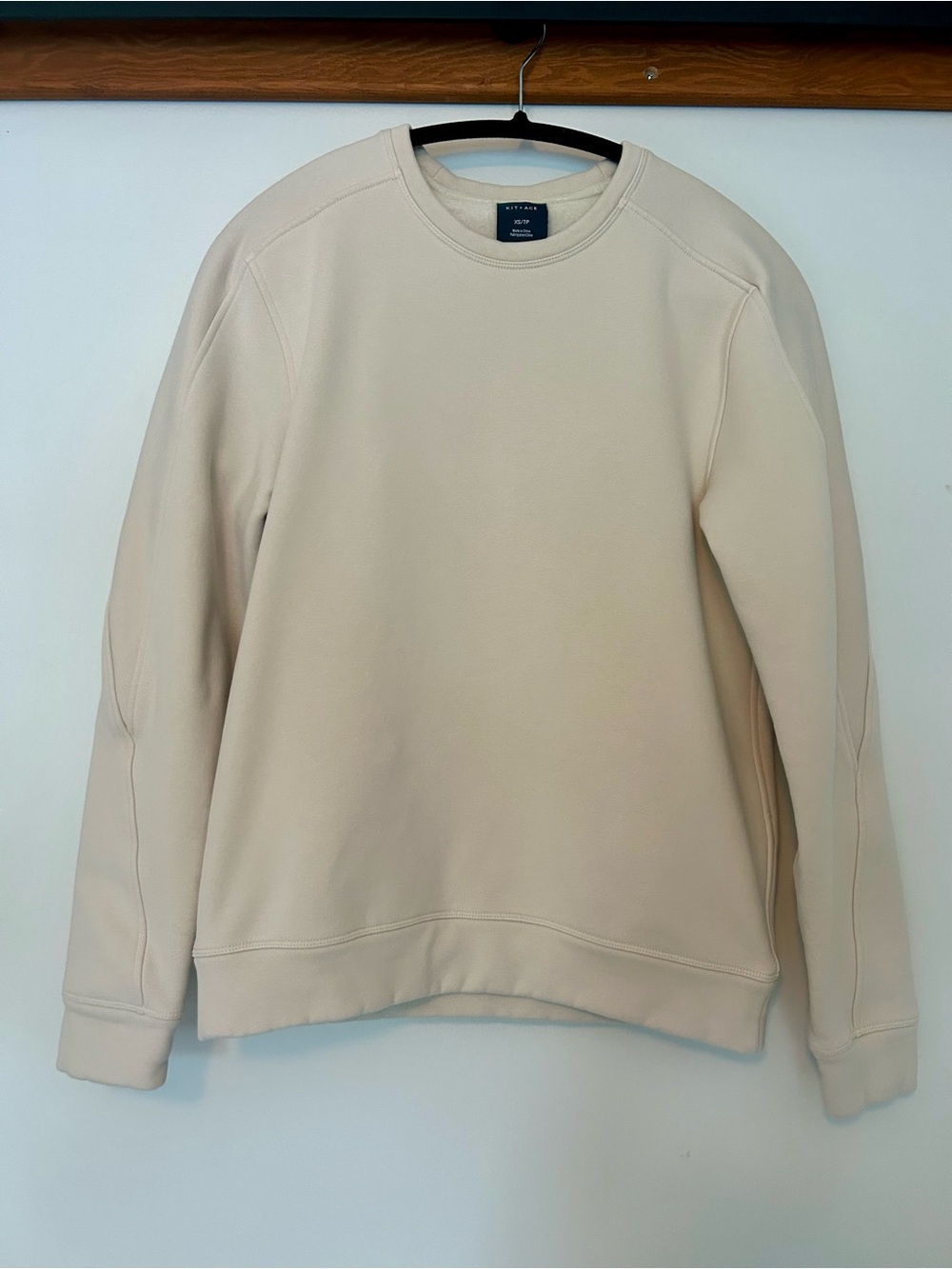 Kit and Ace Oat Fleece Crewneck Sweatshirt Men's XS (Women's S/M)